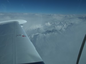 FL150 over the Swiss Alps