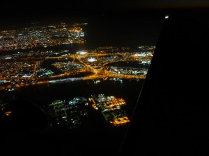 Landing at Abu Dhabi