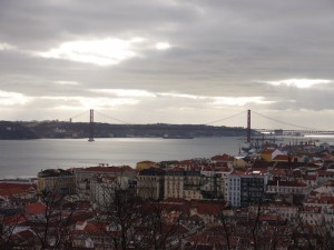 Lisbon from the Castle ramparts