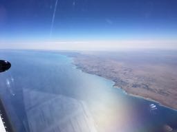 Approaching the Egypt coast